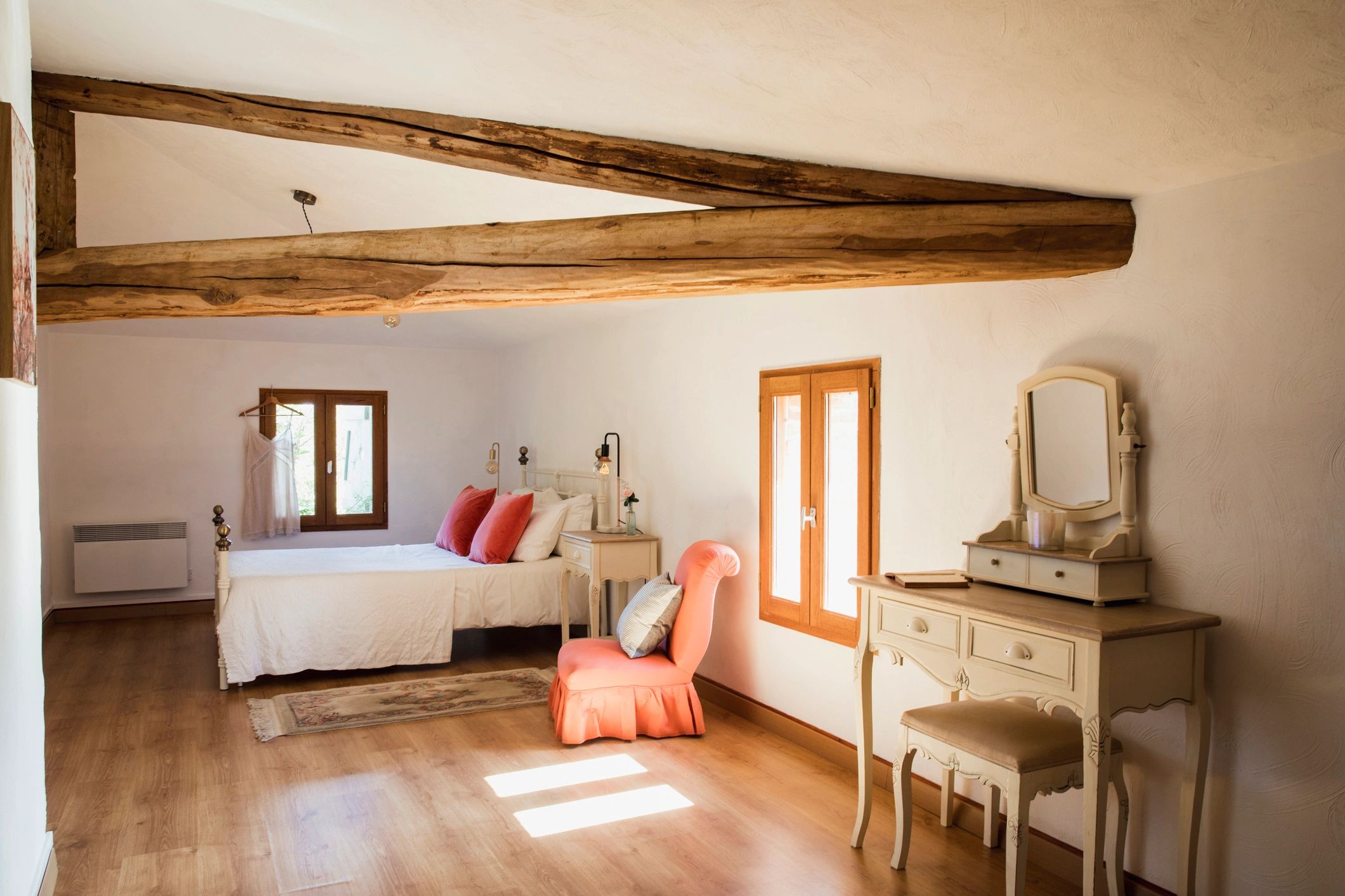 Refined hospitality bedroom interior