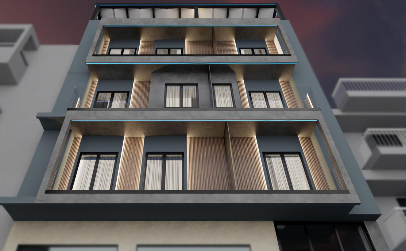 Fabrico Hotel facade, Thessaloniki